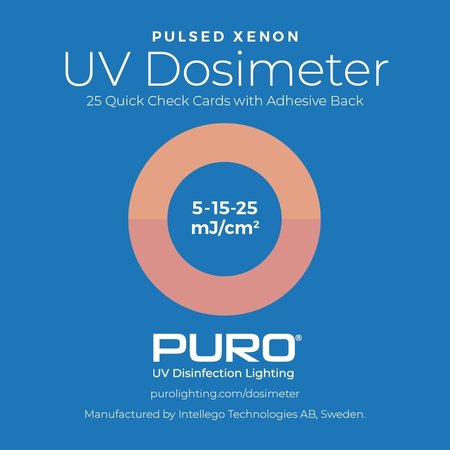 PURO Dosimeter Card, Low Dose 25PK DC-P-LD-25